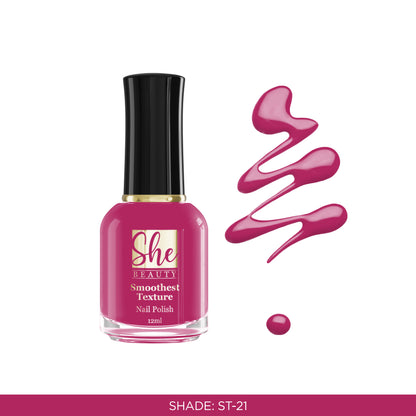 She Beauty Nail Polish - Smoothest Texture