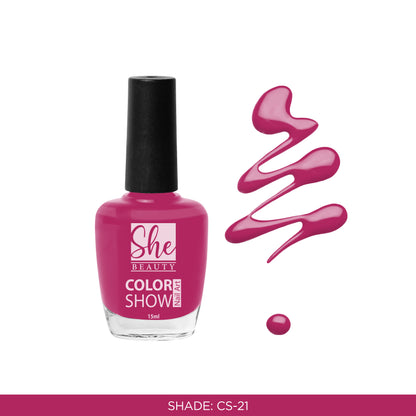 She Beauty Nail Polish - Color Show