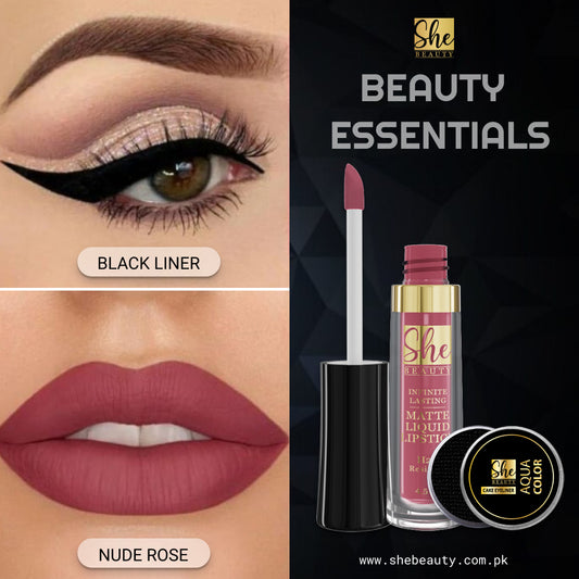 Liquid Lipstick and Eyeliner Dou